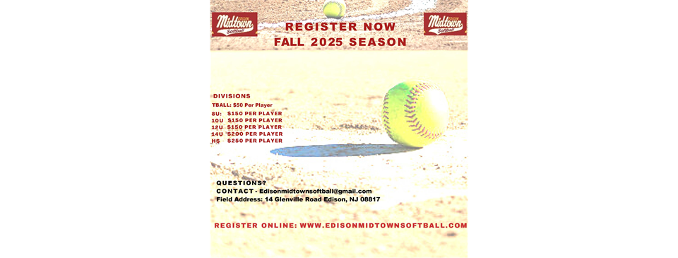 2025 Fall Registration is OPEN!!!!